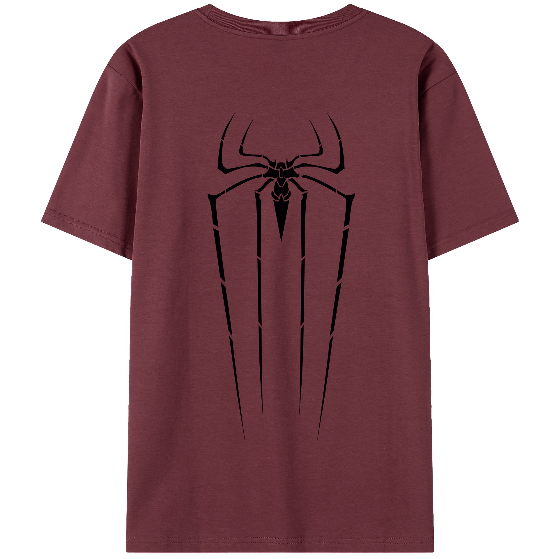 （画像用） Spider Man スパイダーマン 綿100％半袖Tシャツ（背面プリント）